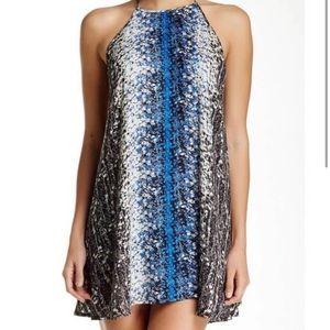 Free People Printed Slip Dress